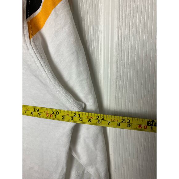 NHL Boston Bruins Women's Half Sleeve White Crew Neck T-Shirt Size Medium - Picture 7 of 9